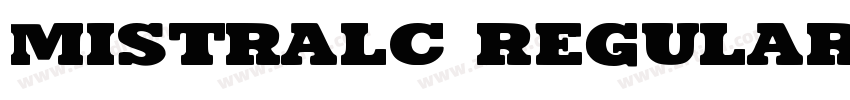 MistralC Regular字体转换